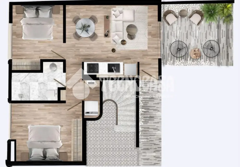 Departamento en Santa Maria la Ribera — foto 3