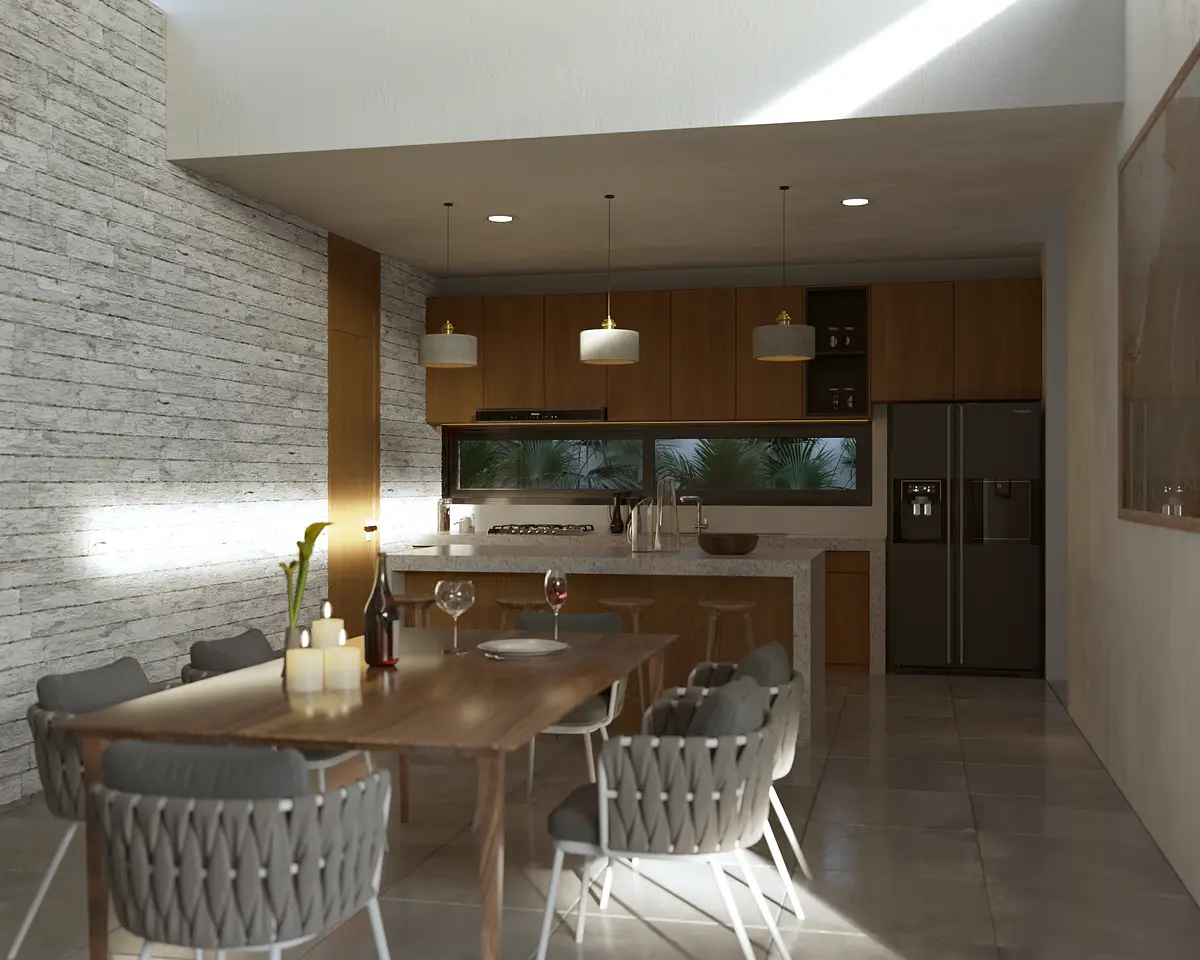 Casa de 1 Planta y 3 Recámaras en Privada Residencial, en Carretera a Progreso — foto 4