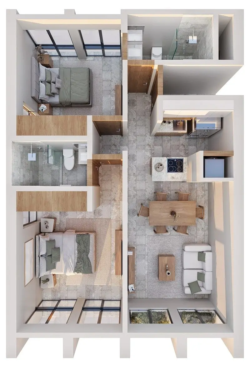Departamento de 2 Recámaras en Pre Venta Frente Avenida de Altabrisa, Mérida — foto 4
