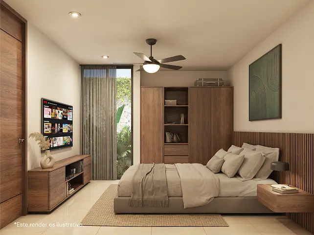 Departamento de 2 Recámaras + Estudio en Pre Venta en Temozón Norte — foto 4