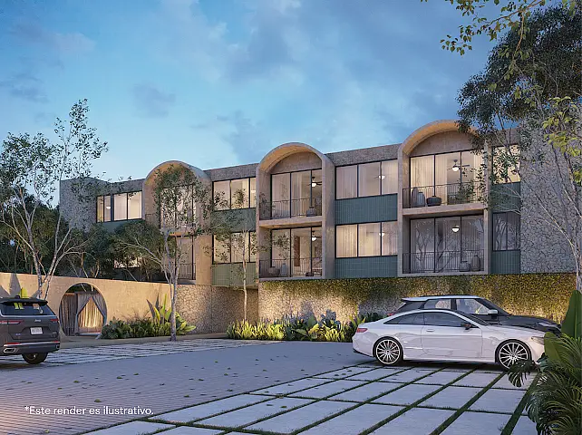 Departamento de 2 Recámaras + Estudio Planta Baja, en Pre Venta en Temozón Norte — foto 8