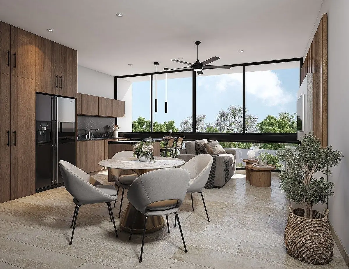 Departamento en Pre Venta en Temozón Norte - con Elevador — foto 2