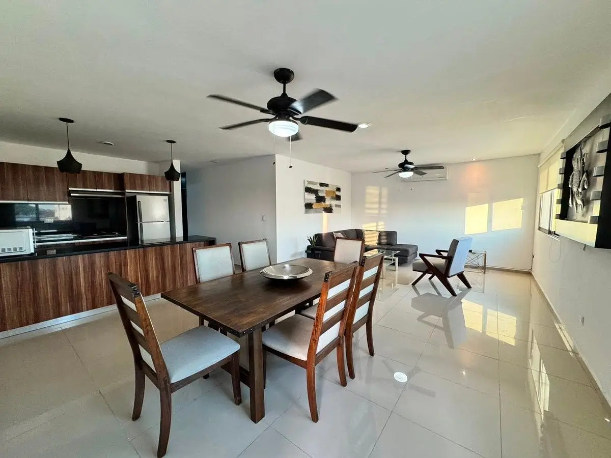 Departamento en Renta en Altabrisa - Amueblado 3 Recámaras