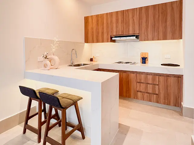 Departamento Semi-Amueblado en Temozón Norte, en Renta