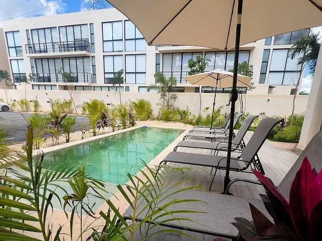 Departamento Amueblado y Pet Friendly de 1 Recámara en Temozón Norte,