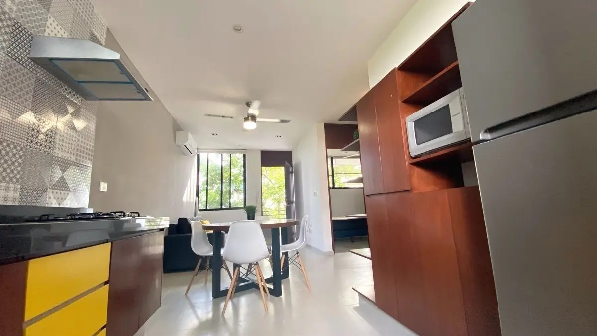 Departamento en Renta en Temozón Norte, 2 Recámaras Amueblado — foto 6