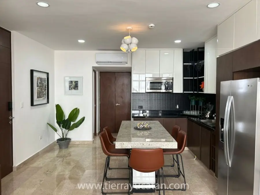 Apartamento Penthouse Amueblado en Azana Condominio Temozón, Llave en Mano, Completamente Nuevo — foto 6