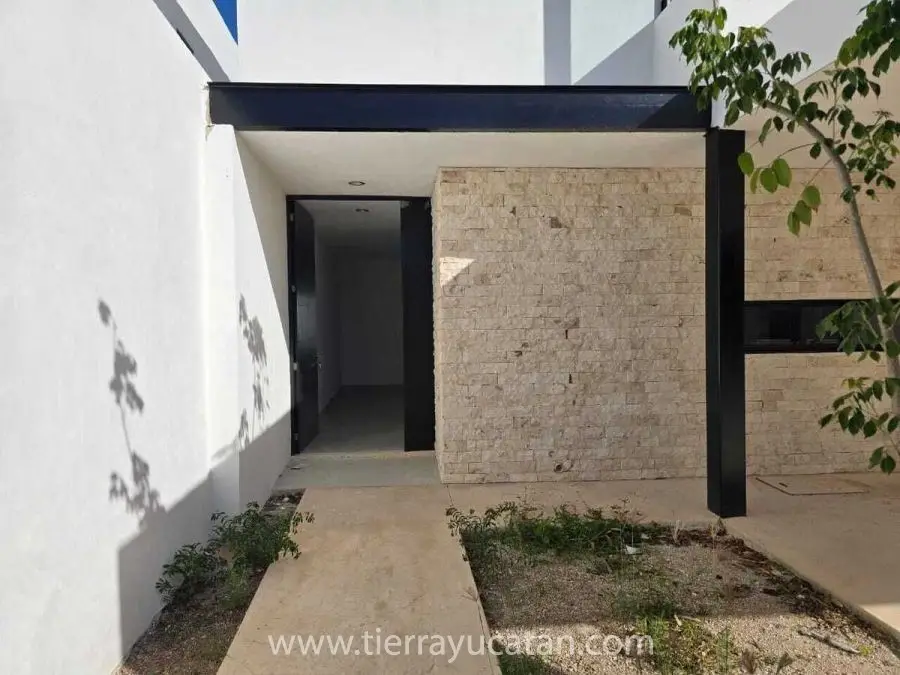 Casa Moderna Temozon Camino a Progreso 3 Habitaciones en Privada Residencial — foto 2