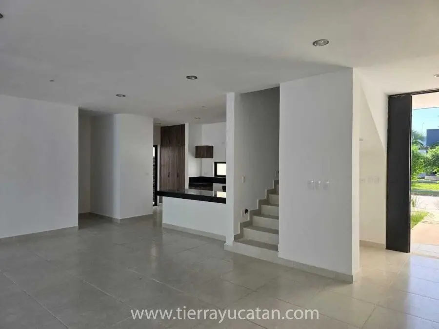 Casa Moderna Temozon Camino a Progreso 3 Habitaciones en Privada Residencial — foto 5