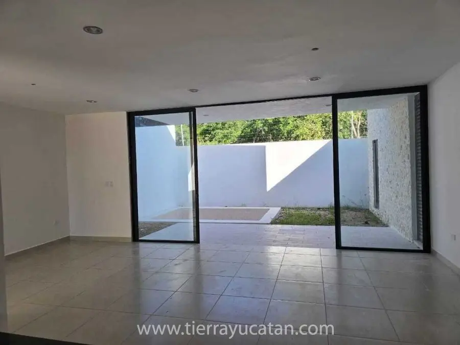 Casa Moderna Temozon Camino a Progreso 3 Habitaciones en Privada Residencial — foto 10