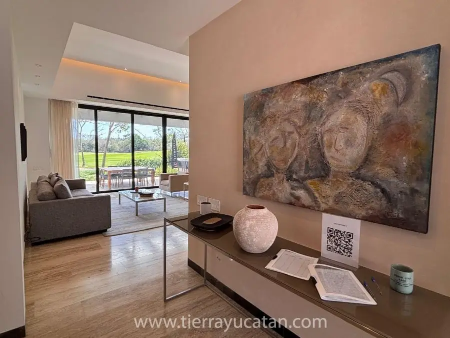 De Lujo Country Club Yucatan Amueblada Vista al Lago y Campo de Golf — foto 4
