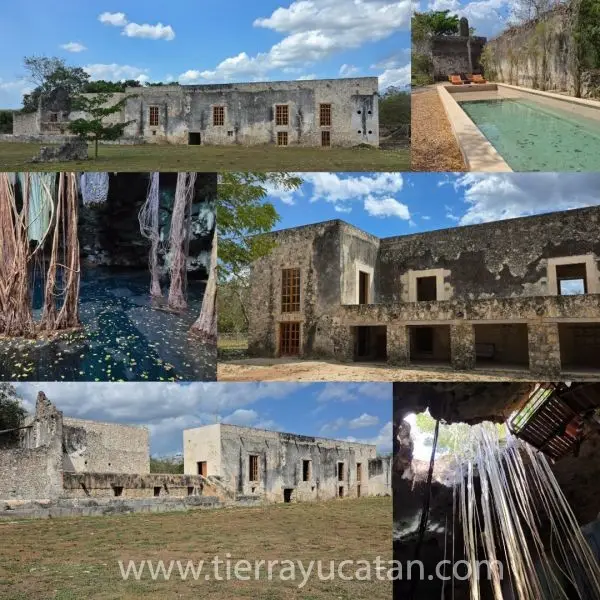 ¡Hacienda del Siglo Xviii con Cenote y 163 Hectareas!
