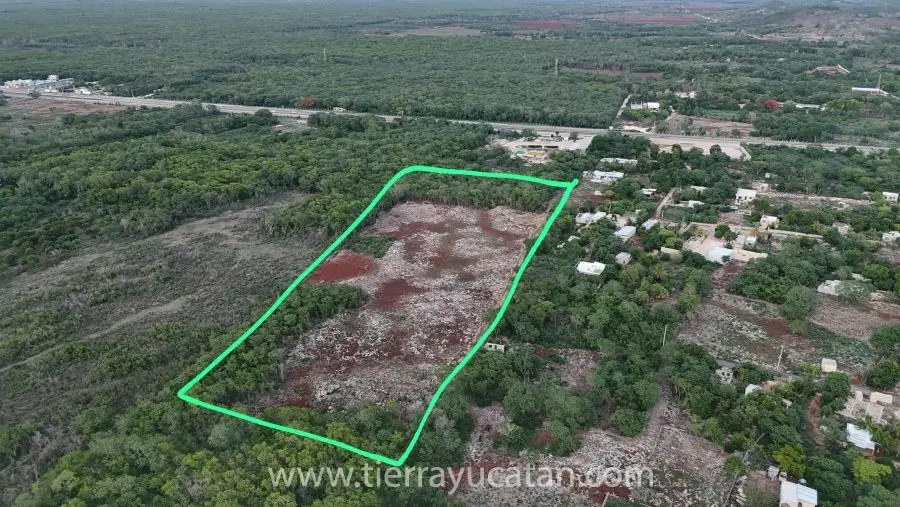 Terreno de 4.8 Hectareas Frente a Carretera Merida a Campeche — foto 4
