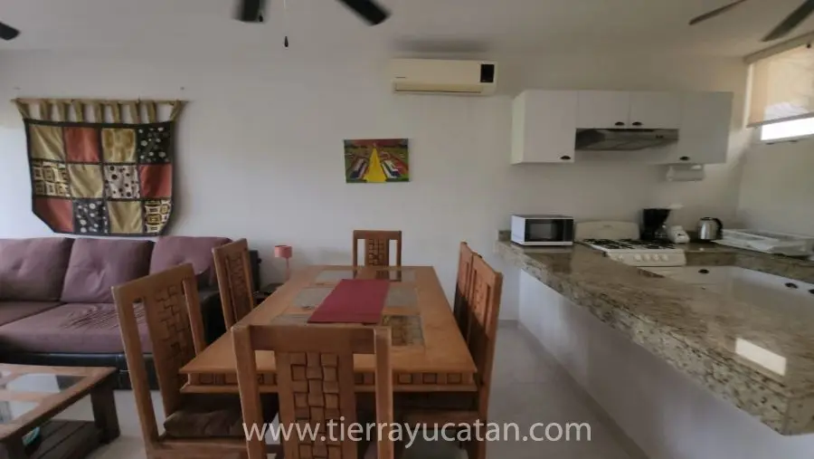 Condominio Chicxulub a 1 Cuadra de la Playa 2 Habitaciones Comunidad Costera con Todos los Servicios para Disfrutar! — foto 6