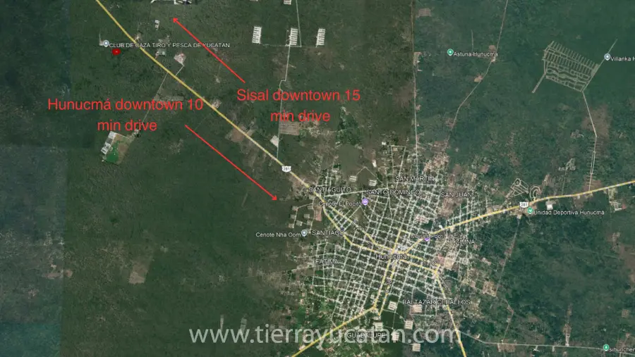 Terreno en Hunucmá Camino al Puerto de Sisal, de 9,676 M². — foto 2