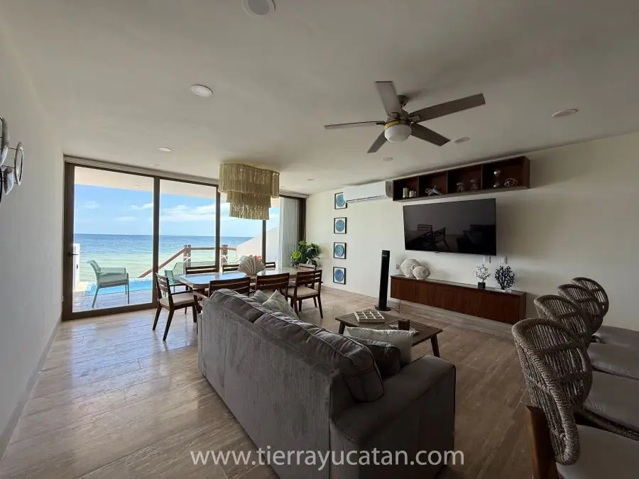Casa de Tres Niveles Frente a Mar en Telchac, 4 Habitaciones, Acabados de Lujo y Marmol — foto 2