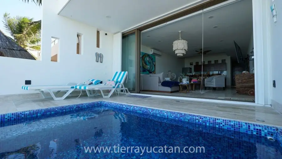 Casa de Tres Niveles Frente a Mar en Telchac, 4 Habitaciones, Acabados de Lujo y Marmol — foto 5