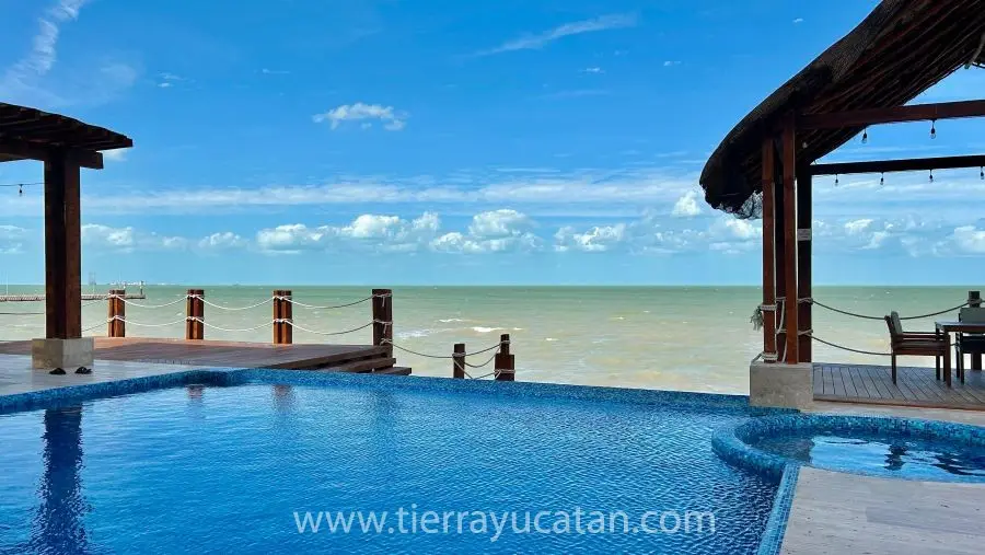Frente al Mar Pent-House con Vista Espectacular de Gran Lujo y Confort en Chicxulub Puerto Yucatán — foto 5