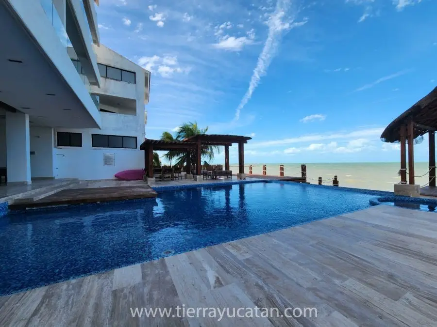 Frente al Mar Pent-House con Vista Espectacular de Gran Lujo y Confort en Chicxulub Puerto Yucatán — foto 6