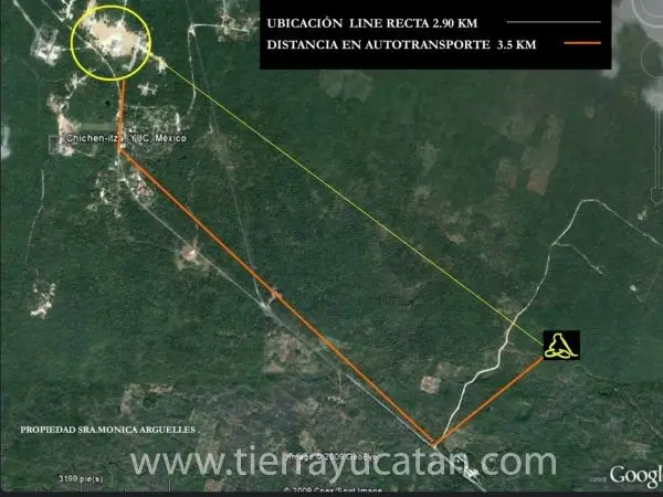 Excelente Terreno para Desarrollo de 79.5 Hectáreas Diez Min de Chichén Itzá