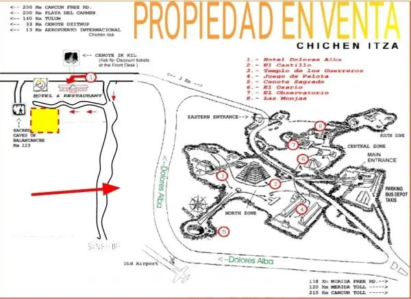 Excelente Terreno para Desarrollo de 79.5 Hectáreas Diez Min de Chichén Itzá — foto 2