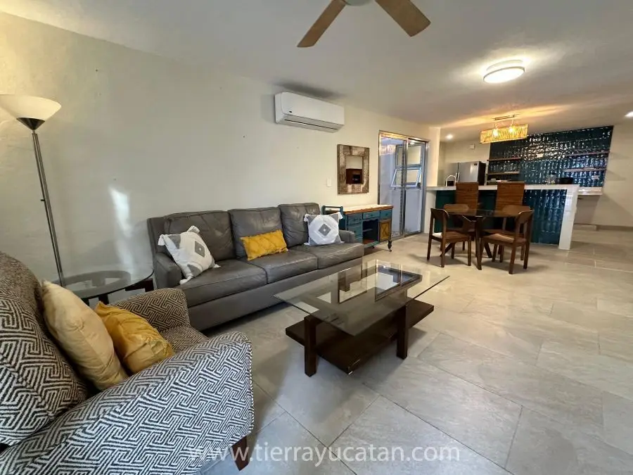 En Itzimná Renta Lindo Departamento Amueblado en Planta Baja, 2 Habitaciones con Alberca — foto 11
