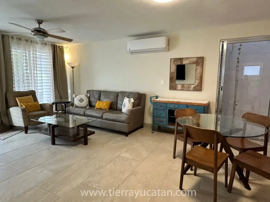 En Itzimná Renta Lindo Departamento Amueblado en Planta Baja, 2 Habitaciones con Alberca — foto 12