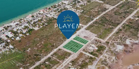 Terreno Residencial en la playa en Chelem, Yucatan. — foto 2