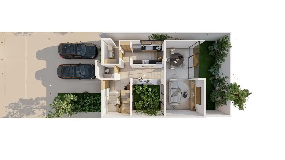 Casa de 3 habitaciones en Conkal, Privada Emana. — foto 4