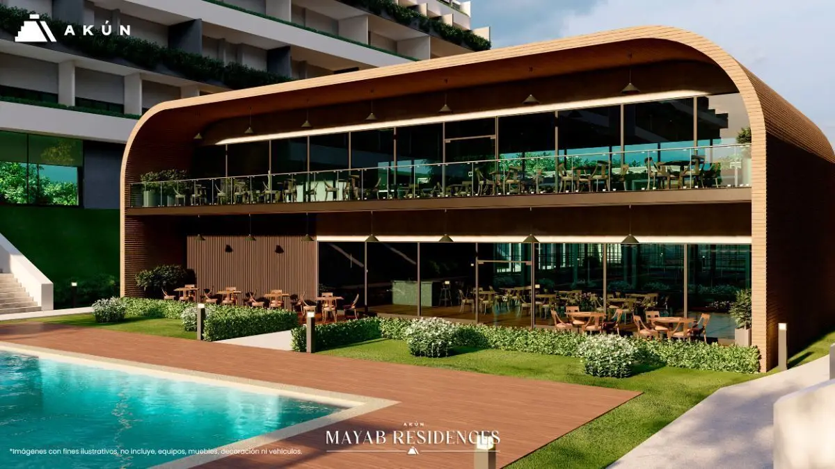 Departamento de lujo en Zona Country, Akun Mayab Residences — foto 3
