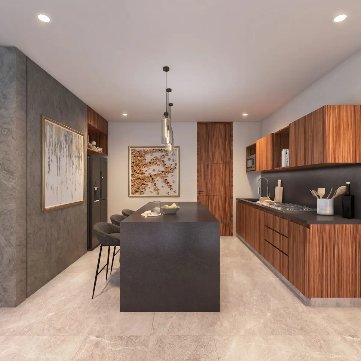 Villa moderna en ChuluVilla moderna en Cholul — foto 4