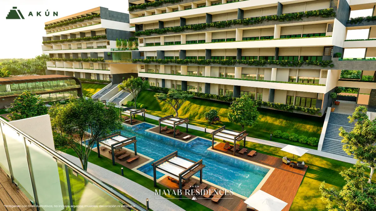 Departamento de lujo en Zona Country, Akun Mayab Residences — foto 4