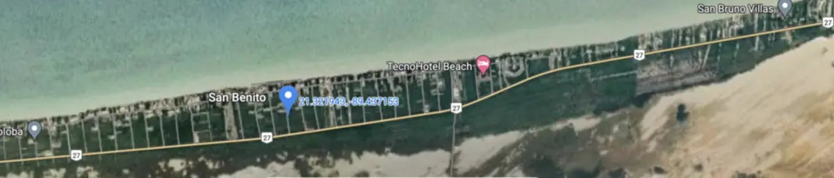 Terreno en Venta en Playa de San Benito, Yucatan/ a 250mts del mar — foto 3