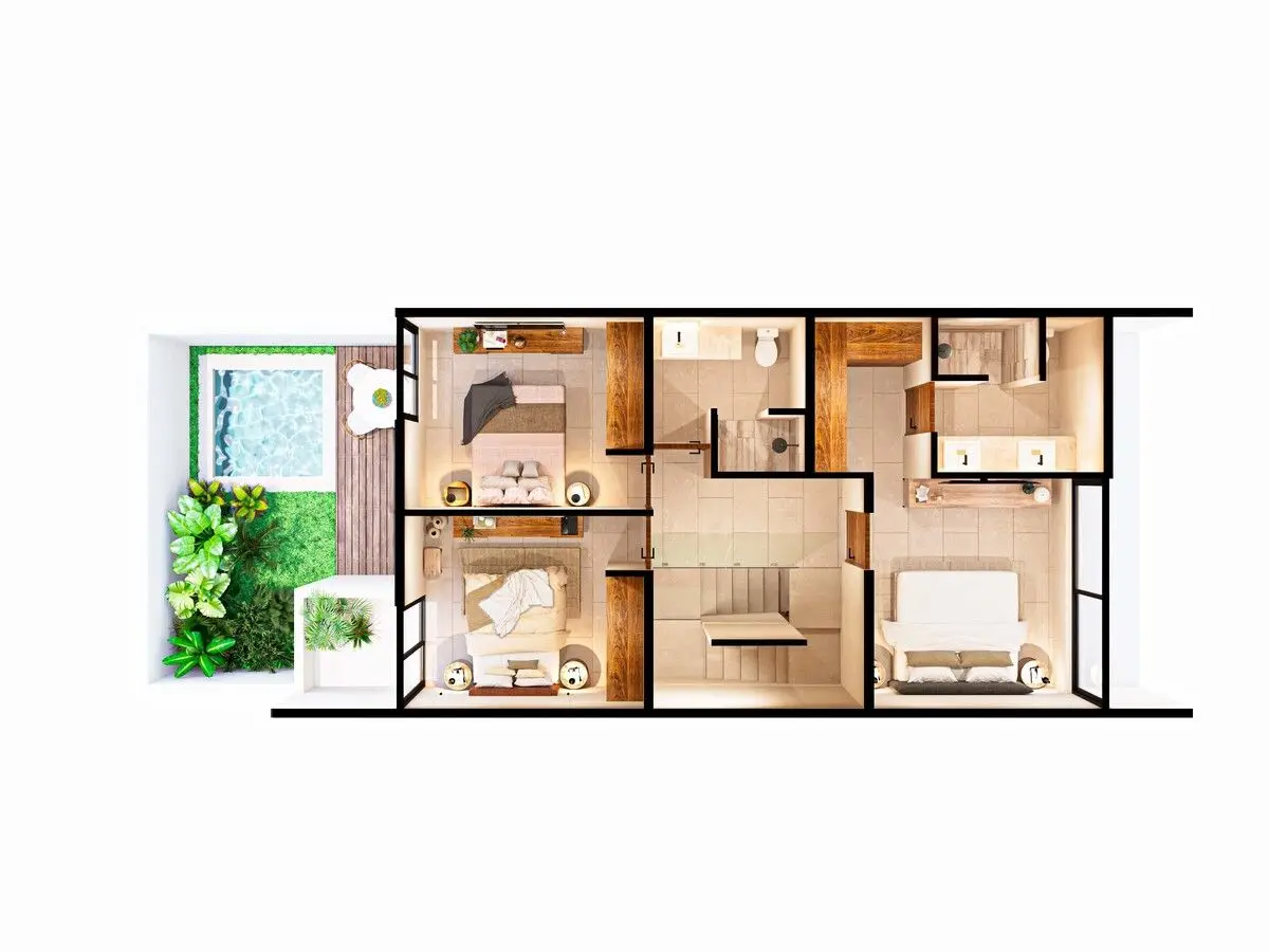 Casa de 3 recámaras en Dzityia — foto 6