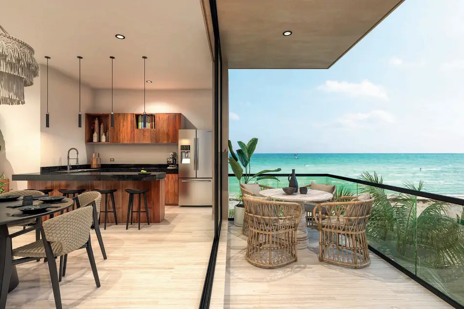 Ático frente a la playa en Telchac PuertoBeachfront Penthouse in Telchac Puerto — foto 3