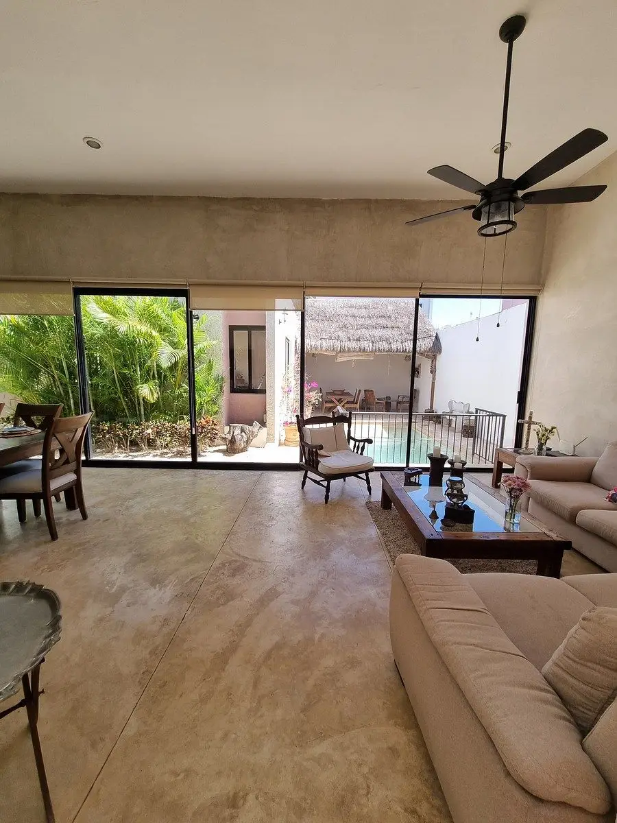 Casa de una planta con alberca y amplio terreno en Cholul, Mérida — foto 4