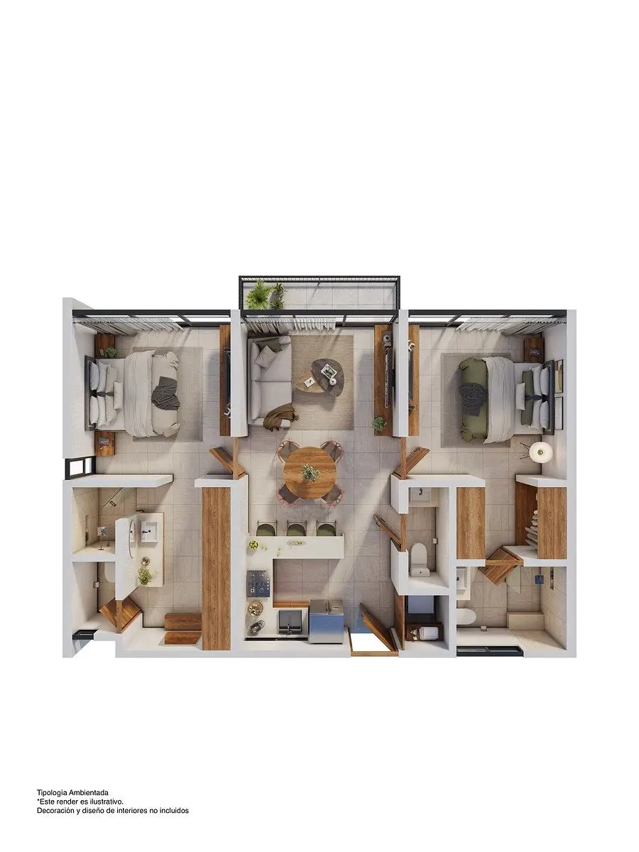Departamento en preventa en Temozón Norte, Mérida Yucatán — foto 3