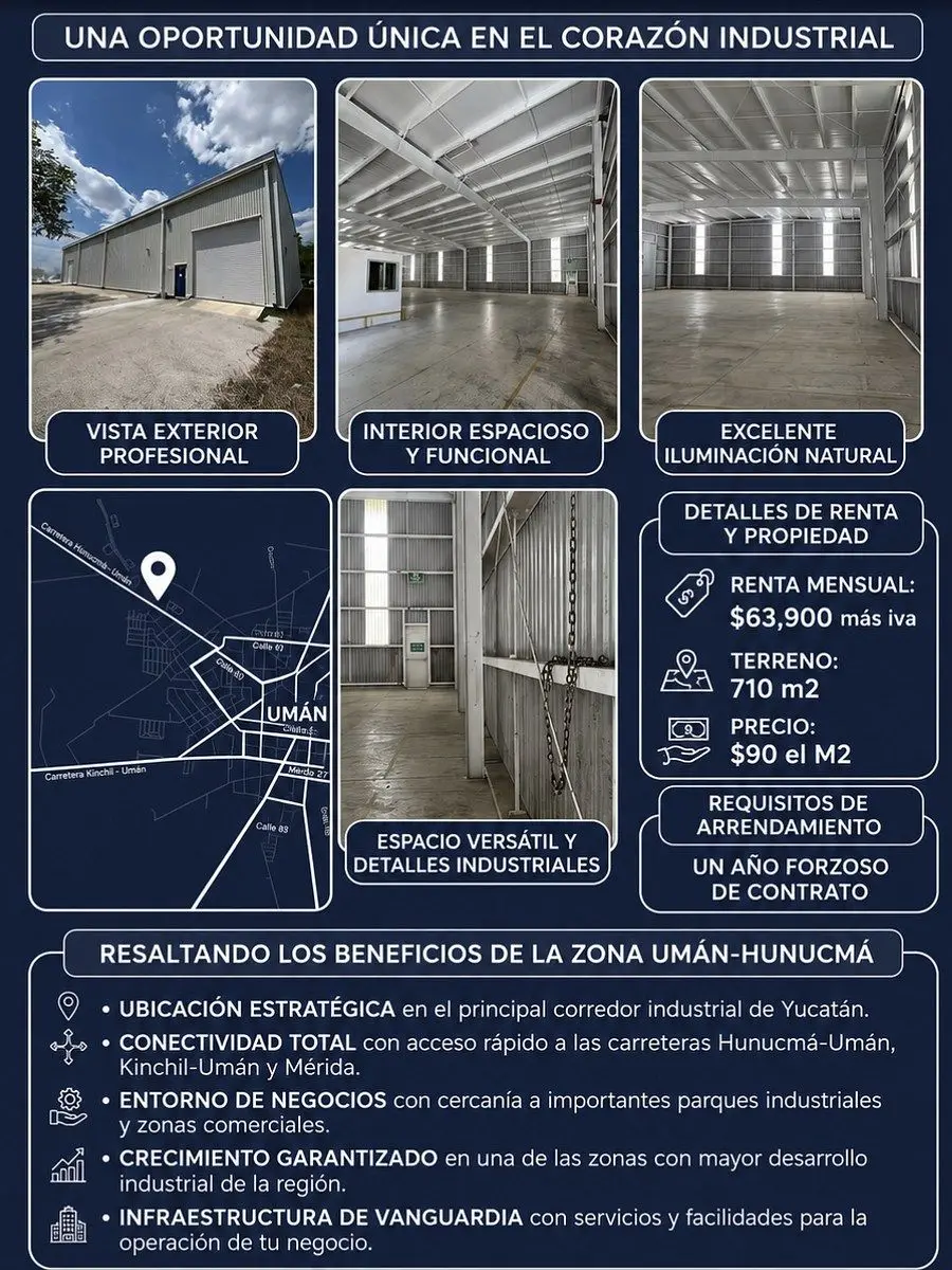 Bodega en Renta en Uman Mérida Yuc — foto 5