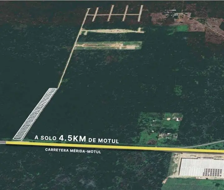 Lote con financiamiento en Motul, Mérida Yucatán — foto 2
