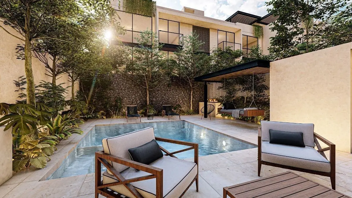 Departamento de dos recámaras en venta en Temozón Norte, Mérida — foto 5