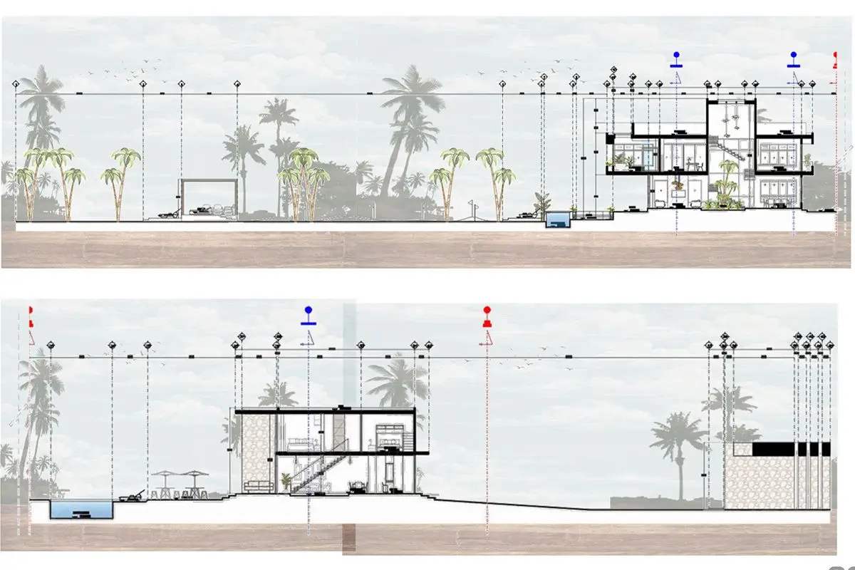 The Sky, Beachfront Lot with Plans for a modern beachfront villa in Sisal.El Cielo, Beachfront Lot with Plans for a modern beachfront villa in Sisal. — foto 6